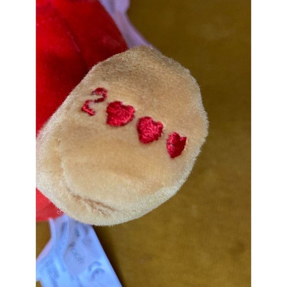 DISNEY FIREFLY POOH - Mini Bean Bag - 8" - NWT - Love Bug Pooh Plush - 2000 - Picture 8 of 8